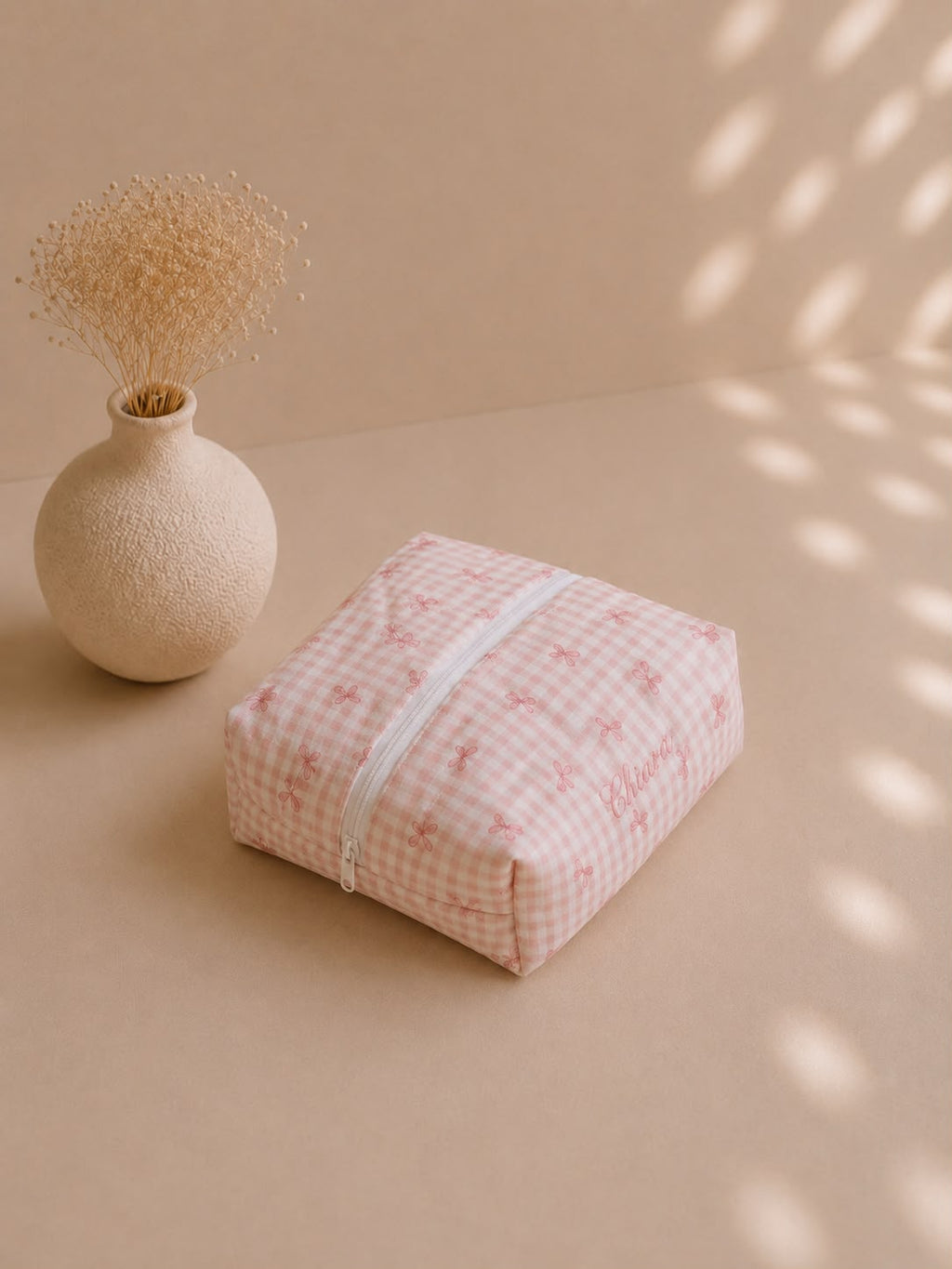 BOW POCHETTE XL-FIOCCHETTI ROSA