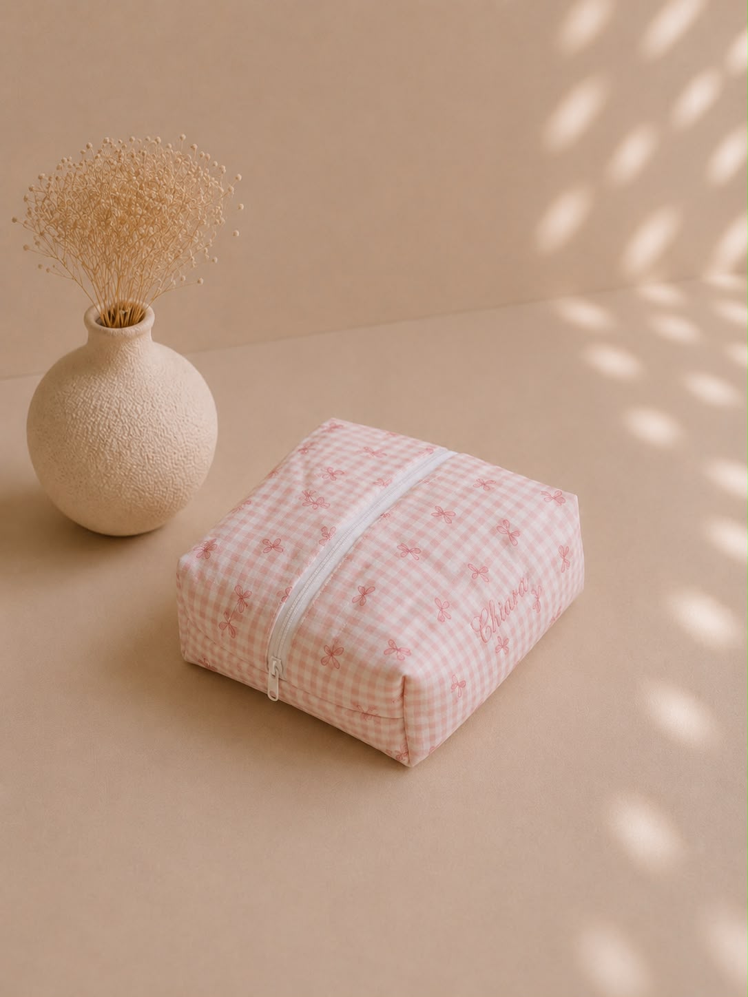 BOW POCHETTE XL-FIOCCHETTI ROSA